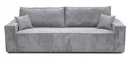 Kanapa sofa z funkcją spania rozkładana LUX welur sztruks