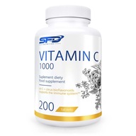 SFD VITAMIN C 200tab WITAMINA C KWAS L-ASKORBINOWY ODPORNOŚĆ WIRUSY ZDROWIE