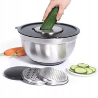 Zöldségszeletelő reszelő tállal