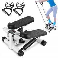 STEPPER Z LINKAMI 2W1 LICZNIK KROKÓW STEP DO ĆWICZEŃ FITNESS TRENING CARDIO