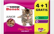 Super Benek Junior Saszetki 100g 4+1 gratis