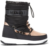 Moon Boot Dievčenské snehule Soft Black Coope 31