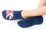 STEVEN 134 členkové ponožky FROTTE s ABS unicorn 62 ' 32-34