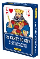 Karty do gry zestaw zawiera 24 karty