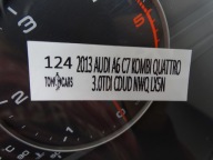 dials clock PREDKOSCIOMIERZ AUDI A6 C7 2.0TDI UK 4G8920950N