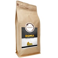 Kawa Ziarnista Roma Blend Mieszanka 70/30 - Włoski wypał 1kg Świeżo Palona