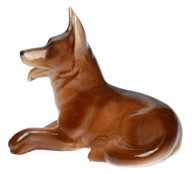 Pies 13 - śliczna figurka porcelanowa zabytkowa