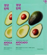 2 x HOLIKA HOLIKA PURE ESSENCE MASK SHEET - AVOCADO 23 ML Výživa