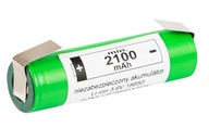 Akumulator Li-Ion 18650 3.6V 2100mAh