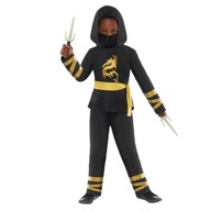 Kostium Strój dziecięcy Wojownik Ninja Czarny Ninjago 4-6 lat 104-116 cm