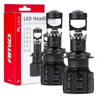 LED autožiarovky série PL Lens H7 šošovka 6000K Canbus AMIO-03668