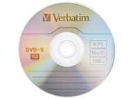 DVD+R 4,7GB X16 VERBATIM AZO KOPERTA 1szt.