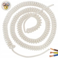 Przewód kabel prądowy spiralny OMY 3x1,5 7,6m