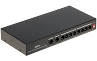 SWITCH POE PFS3010-8ET-65 8 PORTÓW POE DAHUA