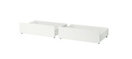 IKEA MALM Pojemnik na pościel, biały 200 cm