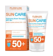 Flos-Lek Sun Care, ochronny krem tonujący SPF 50+ skóra sucha i wrażliwa50