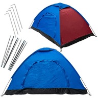 Namiot turystyczny Kolorowy 3 osobowy 2×1,5m Lekki Szybki montaż