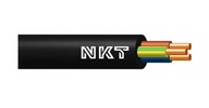 Kabel okrągły ziemny energetyczny YKY NKT 3x1,5 mm² 1 m