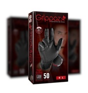 Nitrilové rukavice Grippaz 246 Black' L