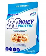 6PAK Nutrition Whey 80 908g WPC Slaný proteín Karamel
