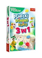 TREFL GRA PLANSZOWA PCHEŁKI DOMINO KUKU TREFLIKI 3w1 01921