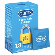 DUREX 18szt Extra Safe grubsze bezpieczny seks PL