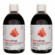 2x Aura Herbals 500ml Ferradrop Tekuté železo