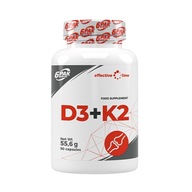 6PAK EL Vitamín D3+K2 v MCT oleji 90 kapsúl Vysoko vstrebateľná IMUNITU