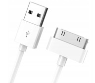 KABEL ŁADOWARKA DO IPHONE 4 4s IPOD IPAD 1 2 3 PRZEWÓD USB 30 PIN DANE