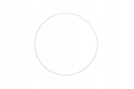 FÉM KARIKA FEHÉR ÁLOMFOGÓ 25cm HORGOLT