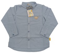 Steiff, elegantná detská košeľa, veľ.110, modrá