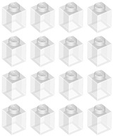 LEGO 3005 KLOCEK 1x1 przezroczysty trans-clear (9g) 16 szt.