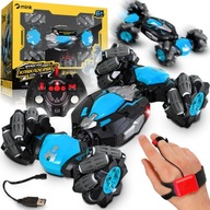 RC KÉZI VEZÉRLÉSŰ AUTÓ GESZTUSOKKAL TÁVIRÁNYÍTÓ AUTÓ LED HÁTTÉRVILÁGÍTÁS 4x4