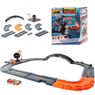 ZESTAW DO ROZBUDOWY TORU HOT WHEELS 10 ELEMENTÓW + 1 SAMOCHÓD DLA DZIECKA