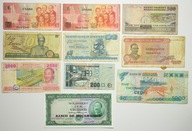 Afryka, Zestaw banknotów, 10 sztuk