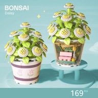 Kytica 3D stavebný bonsai model hračky darček pre dievča