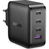 Kompaktowa ładowarka sieciowa Ugreen 65W 3xUSB-C USB-A, zasilacz do laptopa