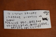 IDEALNE KPL. modanatura DECORY argento PORSCHE 991 982 718 1