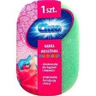 CLUO GĄBKA KĄPIELOWA DO MASAŻU MULTICOLOR 1SZT