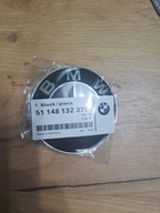 BMW ZNACZEK NA MASKĘ KLAPĘ 51148132375 CZARNY 82mm