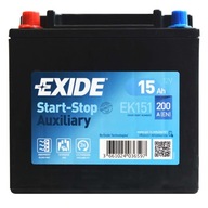 EXIDE START-STOP AUX AGM EK151 12V 15Ah 200A