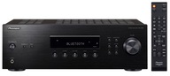 Czarny amplituner stereo 2.1 Pioneer SX-10AE z radiem FM i Bluetooth pilot