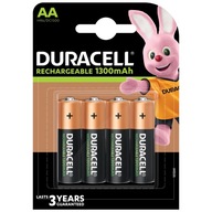 Duracell Akumulator AA pojemność 1300 mAh, 4 szt.