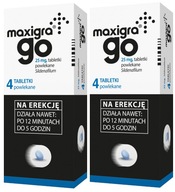 Maxigra Go lek na erekcję potencja 2 x 4 tab.