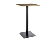 Barový stôl BT-006 dub artisan/čierna 60x60cm SIG