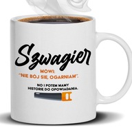 BÖGRE FEHÉR A SÓGOR AZT MONDJA: "NE FÉLJ, ÁTÖLELEK" AJÁNDÉK A SÓGORNAK