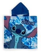 STITCH Ręcznik Kąpielowy z Kapturem Ponczo BAWEŁNA LILO DZIECIĘCY OKRYCIE