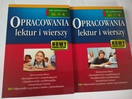 2x Opracowania lektur i wierszy 4-6 i 7-8 Polski