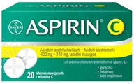 ASPIRIN C tabletki musujące przeziębienie 20 szt.