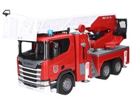 Wóz strażacki Bruder Scania Super 560R 1:16 czerwony